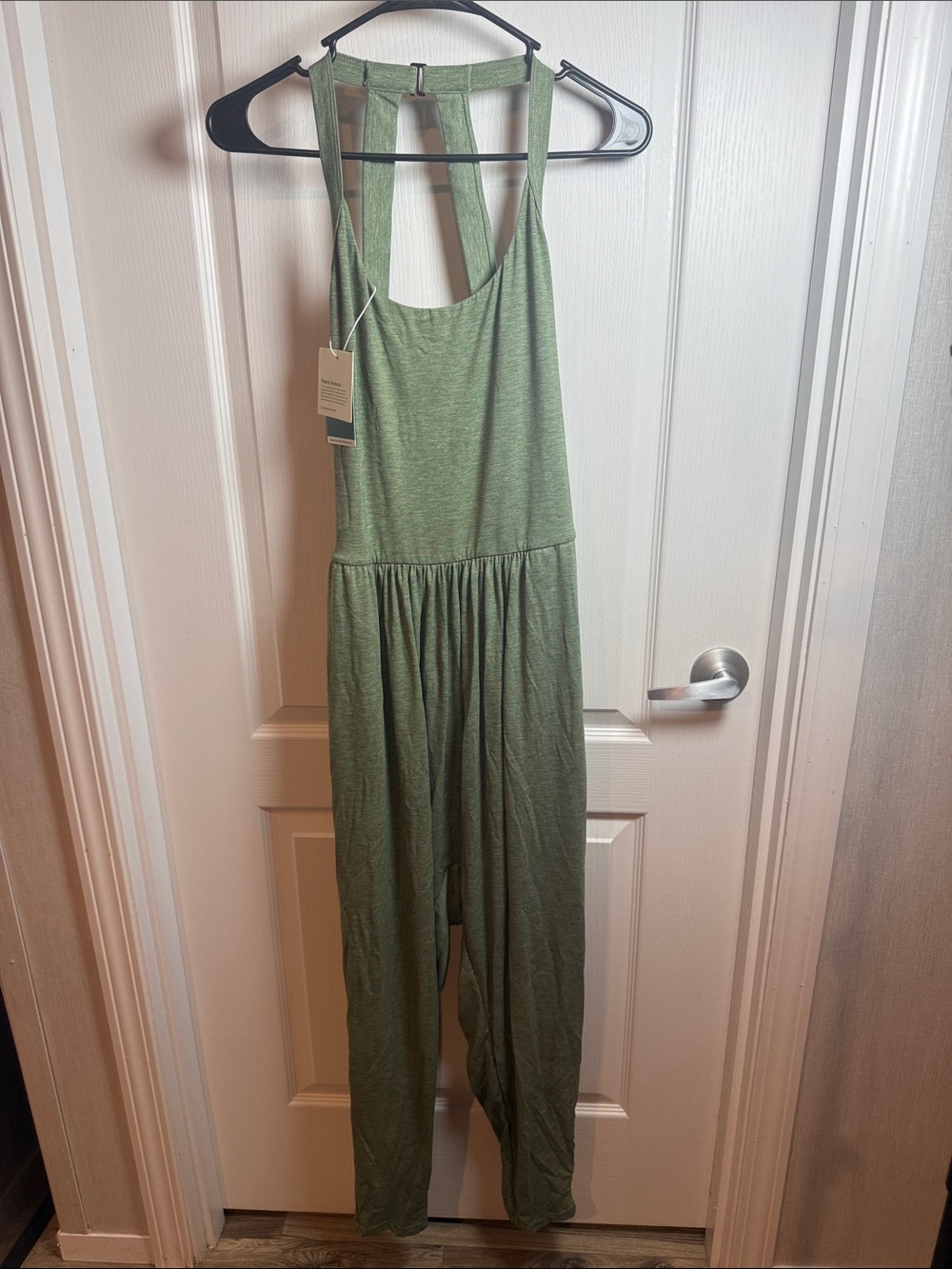 HALARA Olive Green Sleeveless Jumpsuit Romper